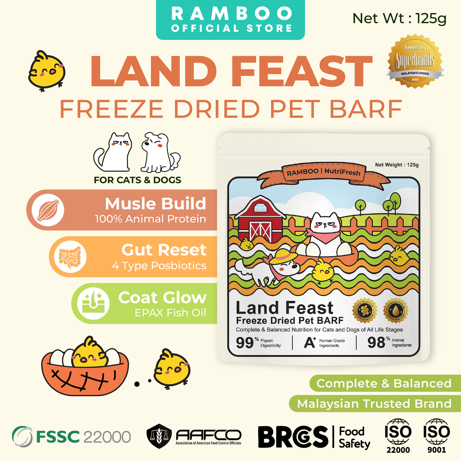 Land Feast Freeze-Dried Pet BARF
